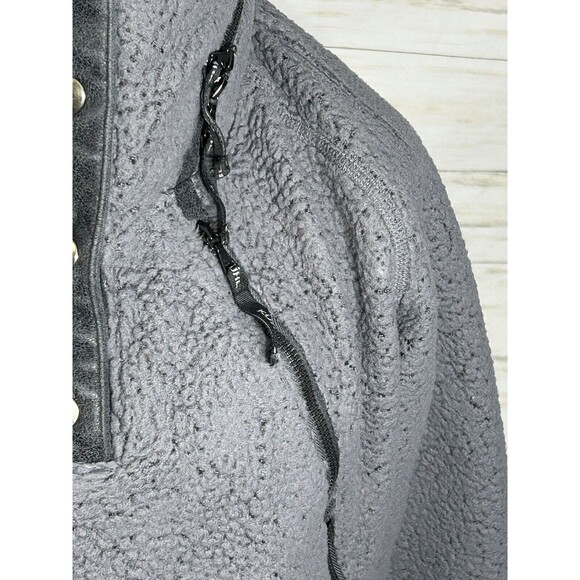 Kuhl Jacket Flight Pullover Sweater Flint Gray Fleece Sherpa MEDIUM Womens 2041 - Picture 4 of 16